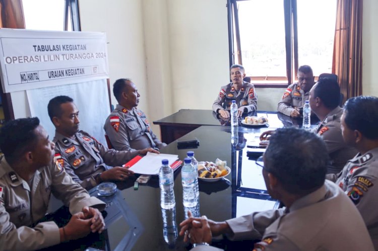 Biro Ops Polda NTT laksanakan Supervisi Bidang Operasional  di Polres Manggarai
