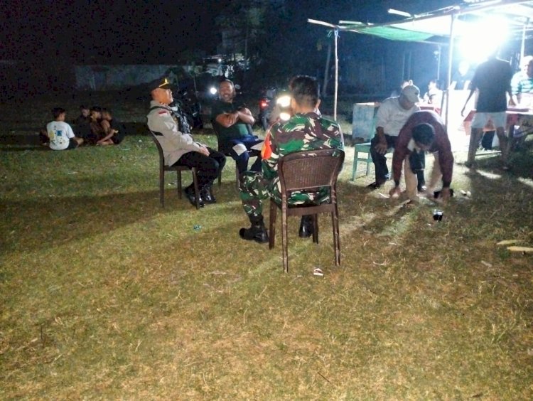 Patroli Cipta Kondisi, Polsek Reo Pastikan Kecamatan Reok Tetap Kondusif