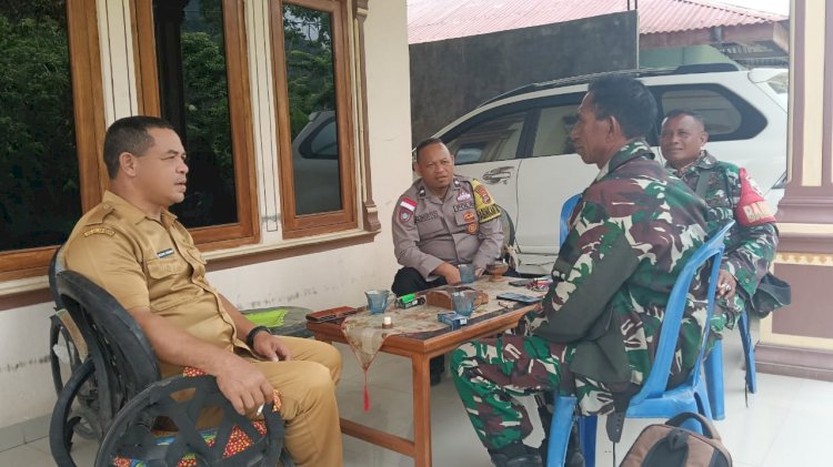 Bhabinkamtibmas Aipda Albertus Rahmat Laksanakan Giat Sambang di Kecamatan Cibal
