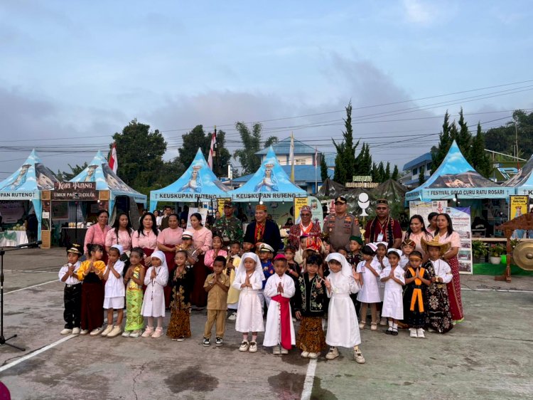 Kapolres Manggarai Hadiri Pembukaan Pameran Kuliner dan Pentas Seni Festival Golo Curu 2025