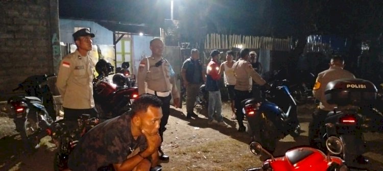 Polsek Reo Gelar Patroli Malam Cipta Kondisi, Pastikan Situasi Tetap Kondusif