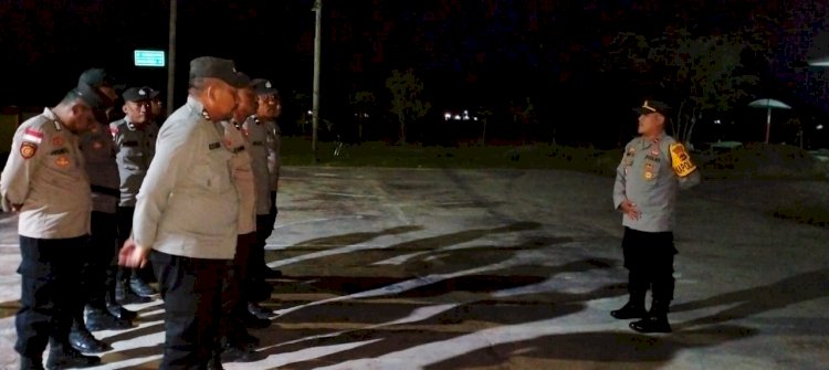 Polsek Reo Gelar Patroli Malam Cipta Kondisi, Pastikan Situasi Tetap Kondusif