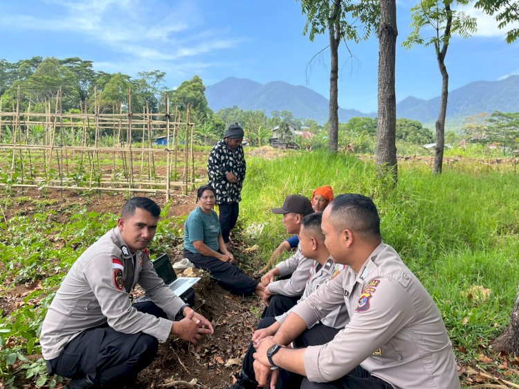 Polres Manggarai Dukung Program Ketahanan Pangan Lewat Penanaman Jagung Kuartal IV di Golo Dukal