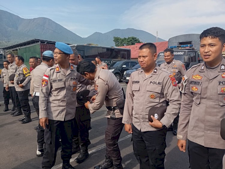 Polres Manggarai Gelar Operasi Penegakan Ketertiban dan Disiplin (Opsgaktibplin), Tindak Personel yang Melanggar Sikap Tampang