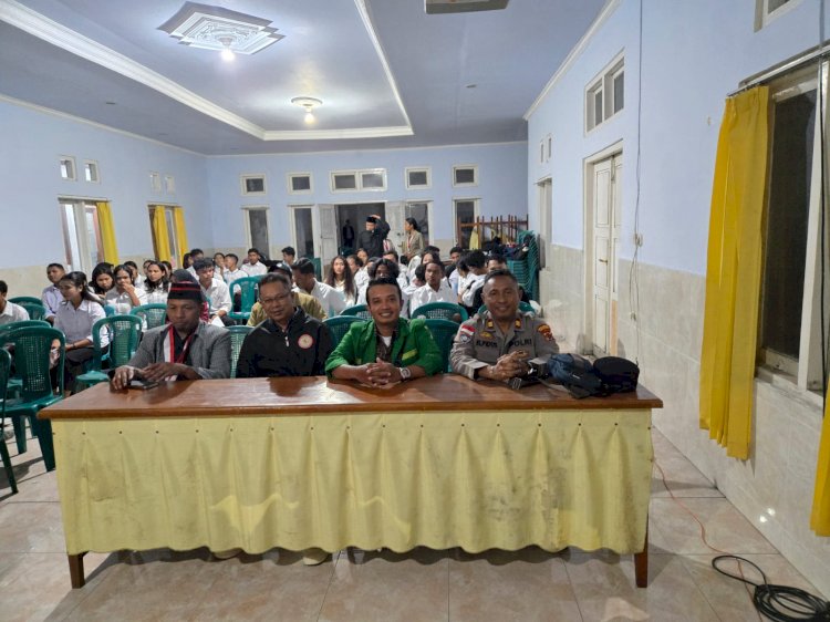 Polres Manggarai Dukung Kegiatan Pekan Penerimaan Anggota Baru GMNI