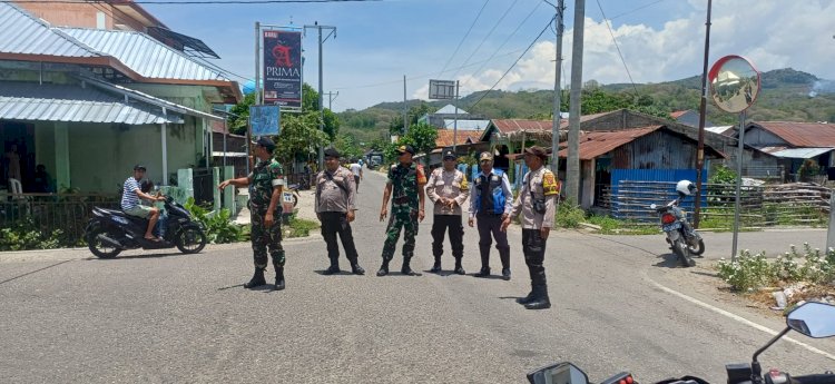 POLSEK REO LAKSANAKAN PENGAMANAN PENJEMPUTAN VIKARIS JENDERAL KEUSKUPAN RUTENG, PATER SEBASTIANUS HOBAHANA, SVD