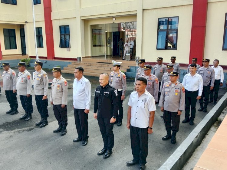 Wakapolres Manggarai Pimpin Apel Jam Pimpinan, Tekankan Disiplin dan Tanggung Jawab