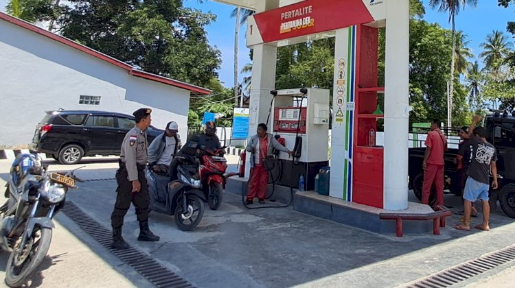 POLSEK REOK GELAR PATROLI DAN MONITORING SITKAMTIBMAS DI OBYEK VITAL KECAMATAN REOK