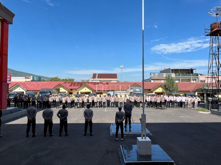 Kapolres Manggarai Tekankan Waskat, Larangan Miras, dan Antigaya Hidup Hedonis Saat Jam Pimpinan