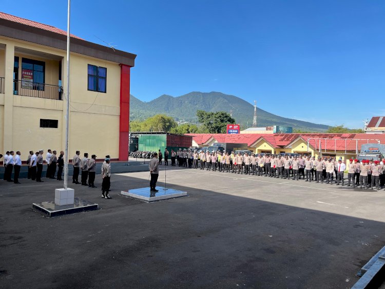 Kapolres Manggarai Tekankan Waskat, Larangan Miras, dan Antigaya Hidup Hedonis Saat Jam Pimpinan