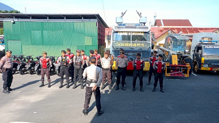 WAKA POLRES MANGGARAI TEGASKAN LARANGAN KONSUMSI MIRAS DAN GAYA HIDUP HEDONIS SAAT APEL FUNGSI SAMAPTA