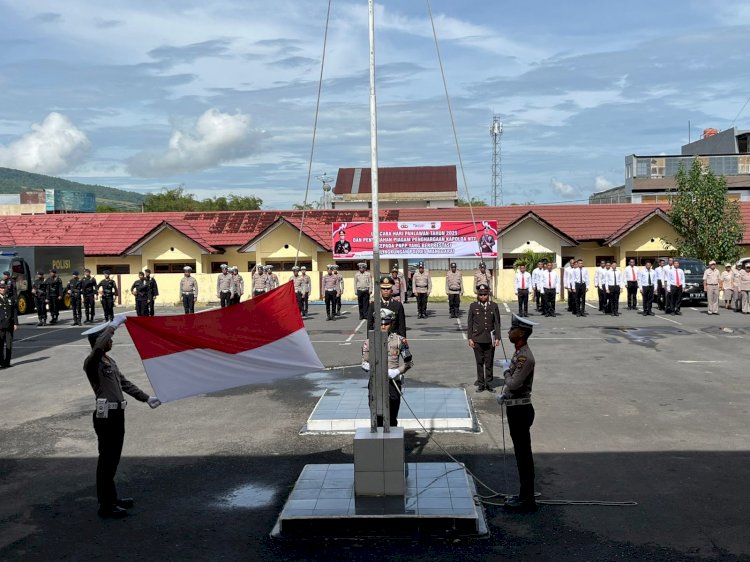 UPACARA HARI PAHLAWAN TAHUN 2025 DI POLRES MANGGARAI BERLANGSUNG KHIDMAT DAN PENUH MAKNA