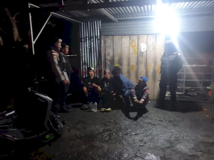 JAGA SITUASI KAMTIBMAS AMAN, SATUAN SAMAPTA POLRES MANGGARAI LAKSANAKAN PATROLI PERINTIS PRESISI MALAM HAR