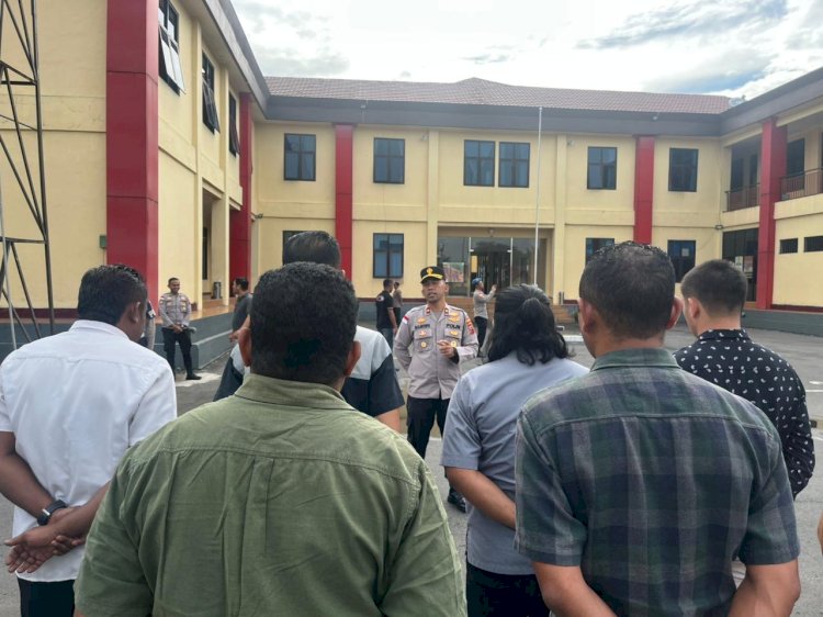 WAKA POLRES MANGGARAI TEKANKAN PERANAN INTELKAM DALAM DETEKSI DINI CEGAH POTENSI KRIMINALITAS