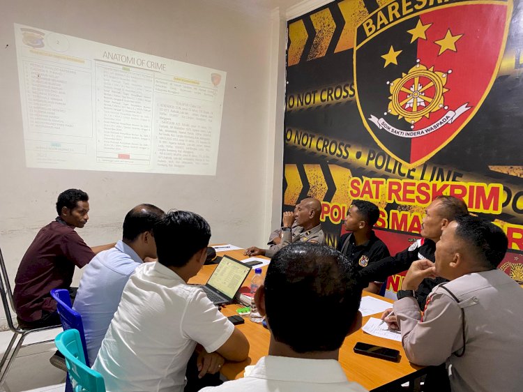 SATUAN RESKRIM POLRES MANGGARAI GELAR PERKARA PENETAPAN TERSANGKA KASUS PENYALAHGUNAAN BBM BERSUBSIDI