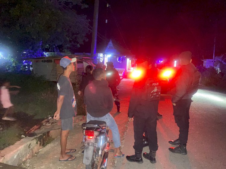 MENJAGA SITUASI KONDUSIF, ANGGOTA SAMAPTA POLRES MANGGARAI GELAR PATROLI PERINTIS PRESISI DI DALAM KOTA RUTENG