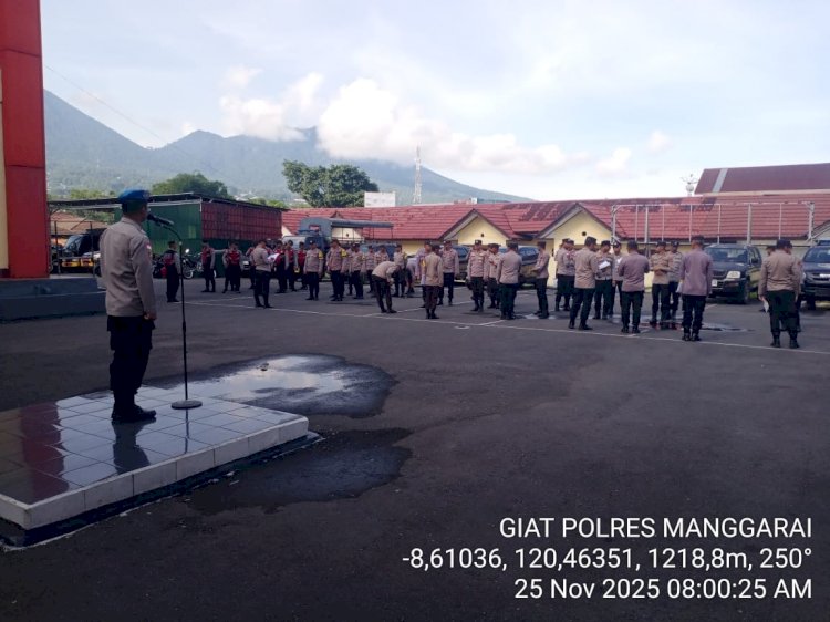 KASI PROPAM POLRES MANGGARAI SOSIALISASIKAN LARANGAN GAYA HIDUP HEDON BAGI PNPP