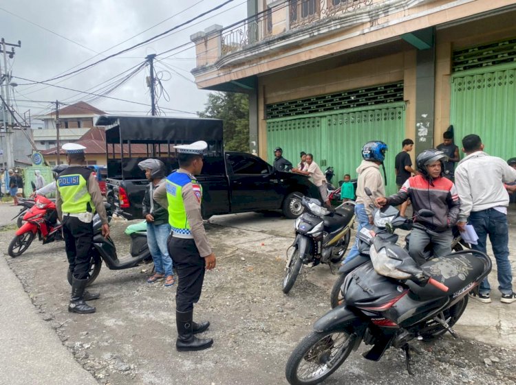 Sat Lantas Polres Manggarai Laksanakan Patroli KRYD dan PAMTURLALIN di Kota Ruteng