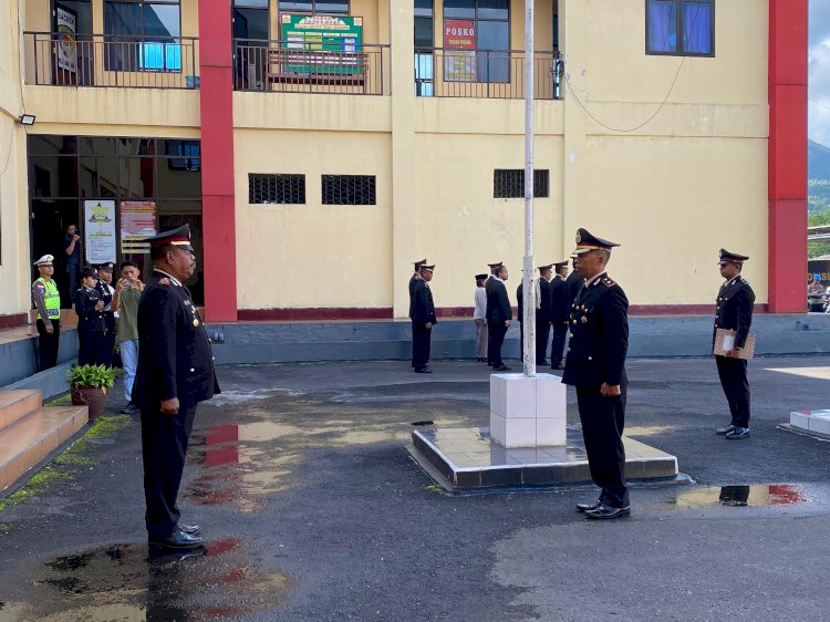 Polres Manggarai Gelar Upacara Hari Bela Negara Ke-77, dengan Tema 