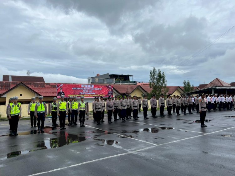 POLRES MANGGARAI GELAR UPACARA PERINGATAN HARI IBU KE-97 TAHUN 2025