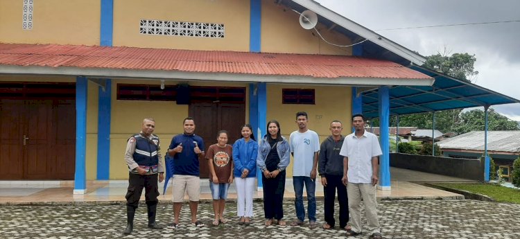 Bhabinkamtibmas Desa Golo Cador Laksanakan Patroli dan Sambang Gereja Jelang Natal dan Tahun Baru