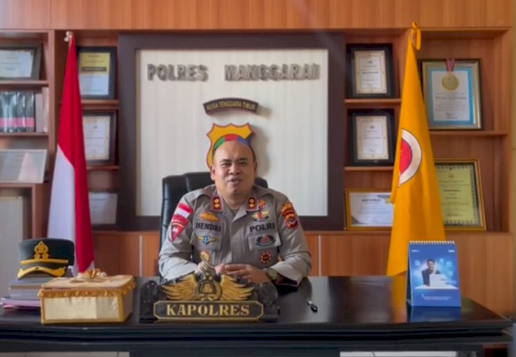 POLRES MANGGARAI TURUNKAN 265 PERSONEL AMANKAN PERAYAAN IBADAH NATAL, PASTIKAN SITUASI AMAN DAN KONDUSIF