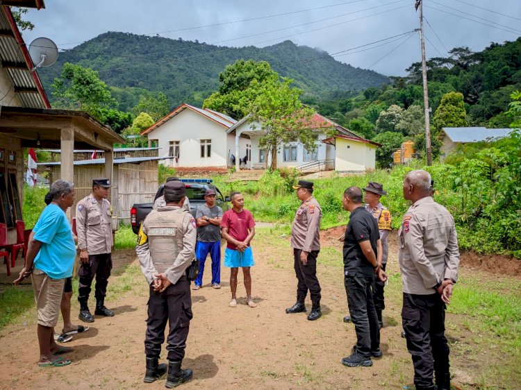 Kapolres Manggarai Survei Langsung Lokasi Pembangunan Dapur SPPG Polri di Desa Lelak