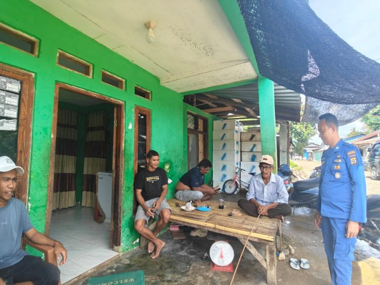 Aipda Marlon Etwiory Laksanakan Sambang Nelayan di Kelurahan Reo