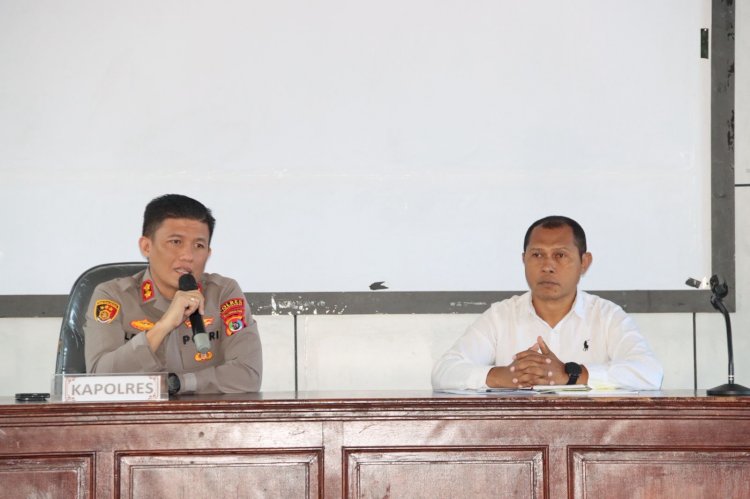 Wujudkan penegakan hukum yang propesional  dan proposional , Kapolres Manggarai Beri Arahan Khusus kepada Satuan Reskrim,