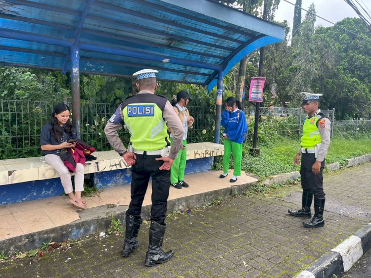 Sat Lantas Polres Manggarai Laksanakan Giat Patroli KRYD dan PAMTURLALIN di Kota Ruteng
