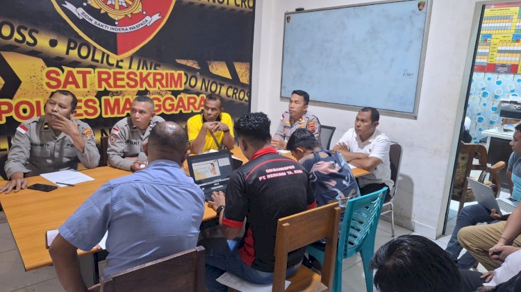 Sat Reskrim Polres Manggarai Gelar Perkara Kasus Dugaan Penganiayaan di Wae Rii,lemahnya keterangan saksi menjadi  kendala pengungkapan. Kasus.