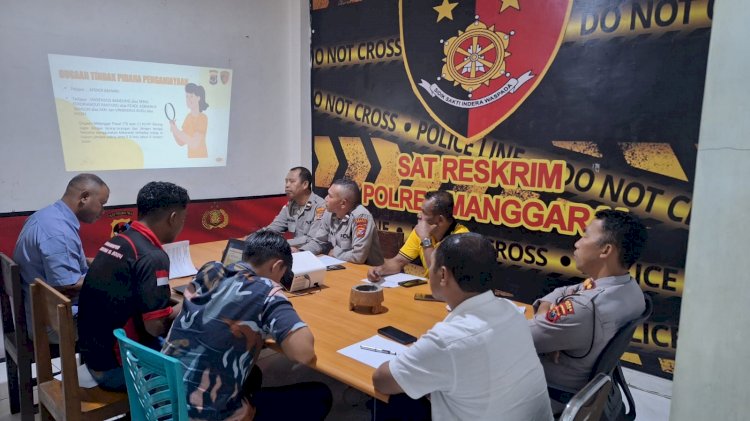 Sat Reskrim Polres Manggarai Gelar Perkara Kasus Dugaan Penganiayaan di Wae Rii,lemahnya keterangan saksi menjadi  kendala pengungkapan. Kasus.