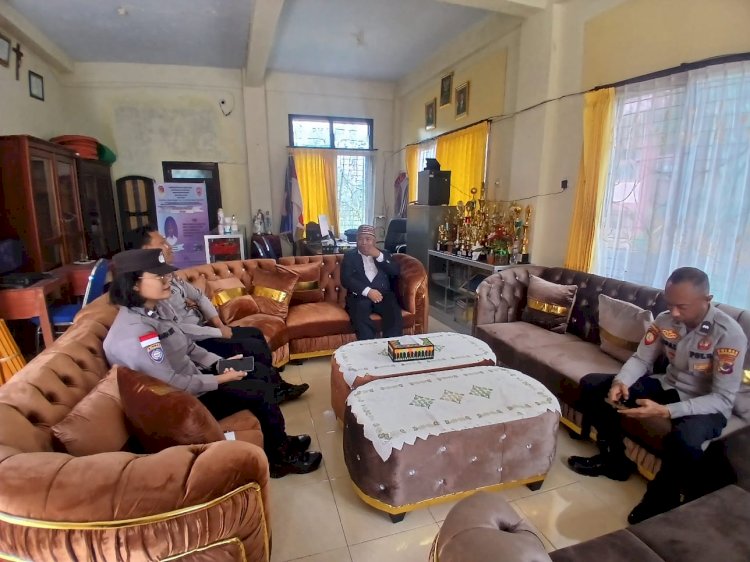 Kanit Bintibsos Sat Binmas Polres Manggarai Laksanakan Penyuluhan dan Koordinasi Pengaktifan Saka Bhayangkara di SMK Karya