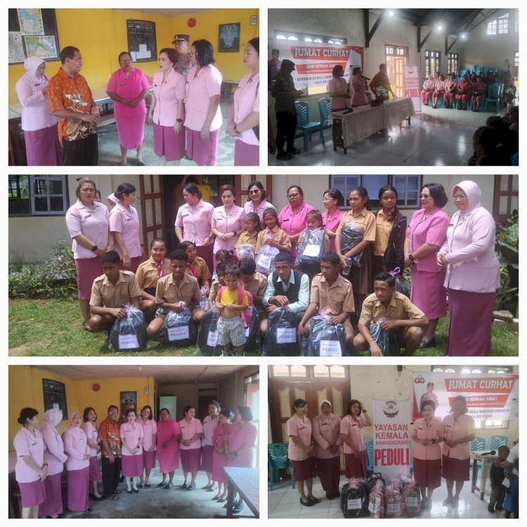 Bhayangkari Cabang Manggarai Berbagi Kasih: Salurkan Bantuan Perlengkapan Sekolah di Panti Asuhan Sesamamu Wae Peca