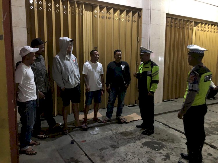 Patroli Malam Antisipasi Balap Liar, Polres Manggarai Polda NTT Sasar Jalan Ahmad Yani dan Imam Bonjol