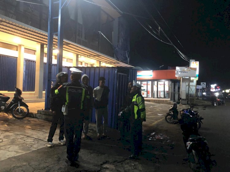 Patroli Malam Antisipasi Balap Liar, Polres Manggarai Polda NTT Sasar Jalan Ahmad Yani dan Imam Bonjol