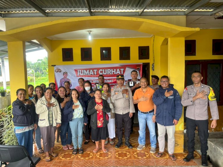 Polres Manggarai Adakan Jumat Curhat, Bahas Tugas Polisi, Pengawasan Anak dan Pembinaan Keamanan