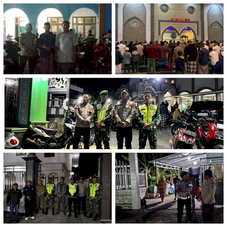 Polres Manggarai Intensifkan Pengamanan Sholat Tarawih Ramadhan 1447 H, Situasi Wilayah Tetap Kondusif