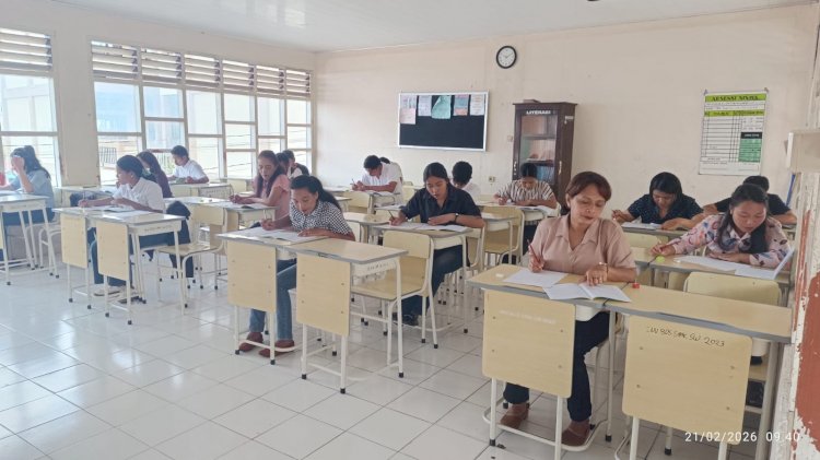 Puluhan Calon Karyawan SPPG Polri Ikuti Tes Psikologi di SMK Sadar Wisata Ruteng