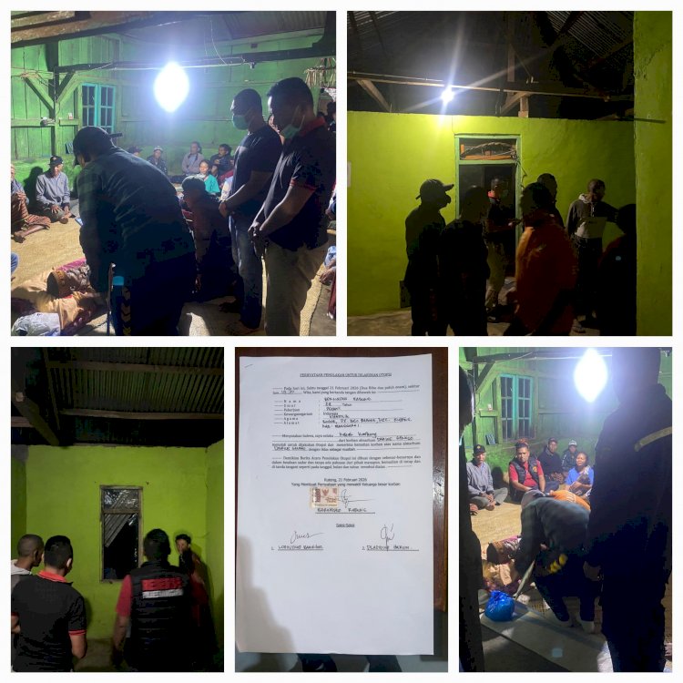 Warga Desa Beo Rahong Ditemukan Meninggal Dunia Gantung Diri, Polisi Lakukan Olah TKP