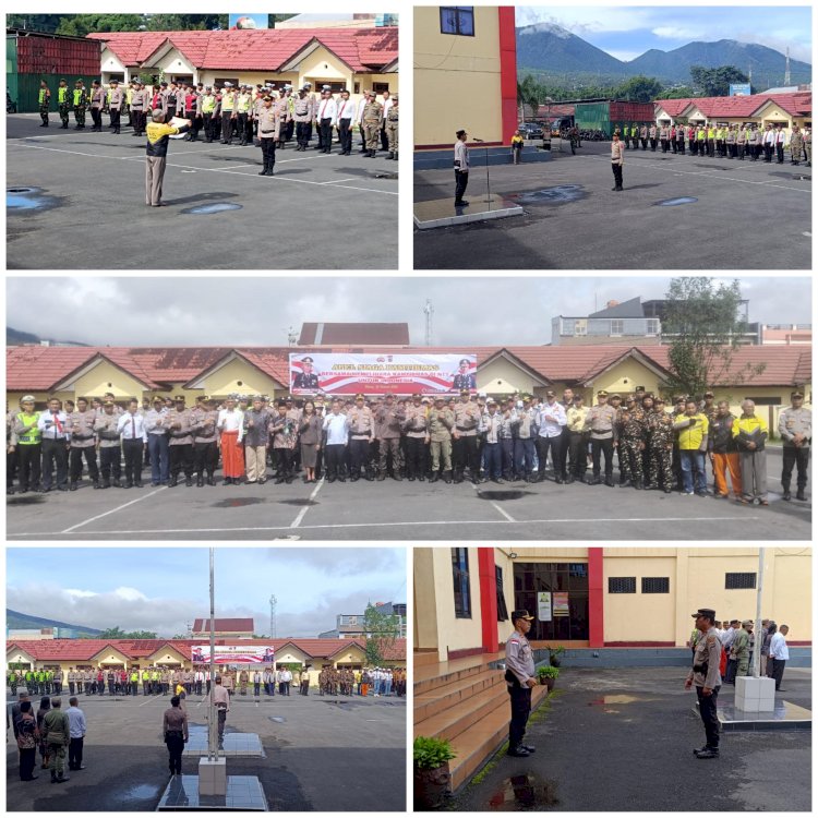 Waka Polres Manggarai Polda NTT Pimpin Apel Siaga Kamtibmas, Komitmen Bersama  kukuhkan: NTT Aman untuk Indonesia Hebat