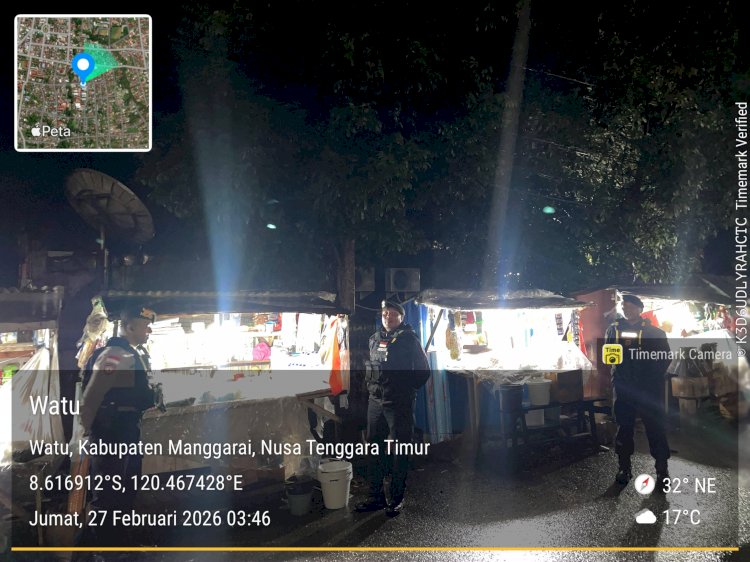 UNIT TURJAWALI SAT SAMAPTA POLRES MANGGARAI GELAR PATROLI PERINTIS PRESISI, PASTIKAN KAMTIBMAS TETAP AMAN SAAT RAMADAN