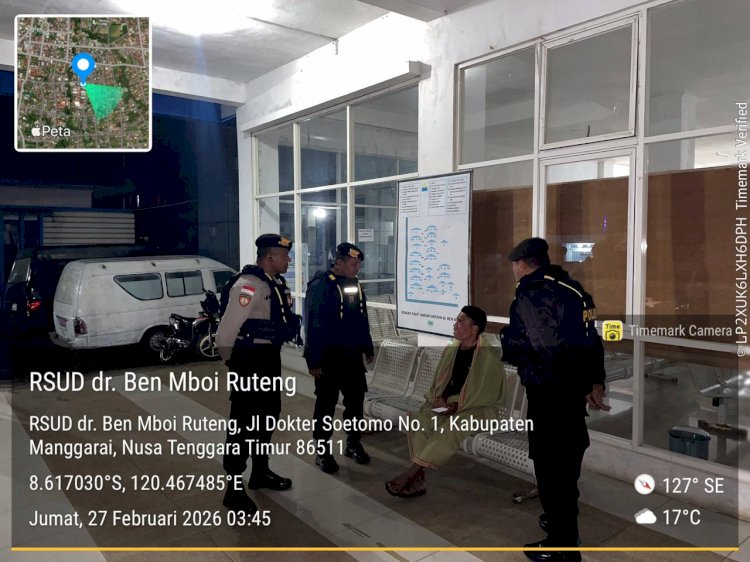 UNIT TURJAWALI SAT SAMAPTA POLRES MANGGARAI GELAR PATROLI PERINTIS PRESISI, PASTIKAN KAMTIBMAS TETAP AMAN SAAT RAMADAN