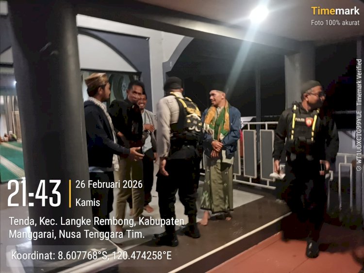 UNIT TURJAWALI SAT SAMAPTA POLRES MANGGARAI GELAR PATROLI PERINTIS PRESISI, PASTIKAN KAMTIBMAS TETAP AMAN SAAT RAMADAN