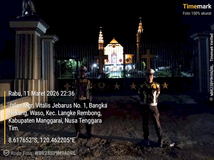 Polres Manggarai Gelar Patroli Malam Antisipasi Balap Liar dan Laka Lantas