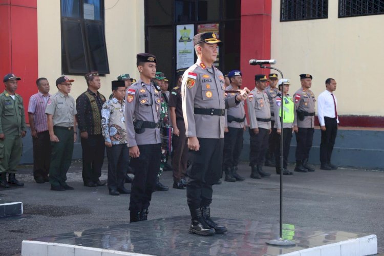 Kapolres Manggarai Pimpin Apel Gelar Pasukan Operasi Ketupat Turangga 2026 untuk Pengamanan Idul Fitri 1447 H