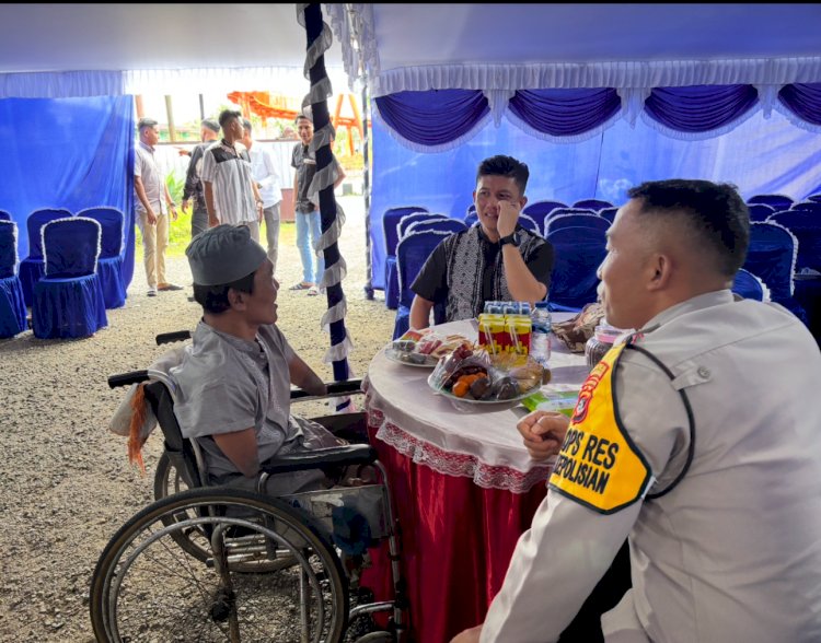 Kasih Tak Kenal Batas, di Hari Fitri Kapolres Manggarai Gelar Open House Berbagi Berkah Tanpa Pandang Kasta