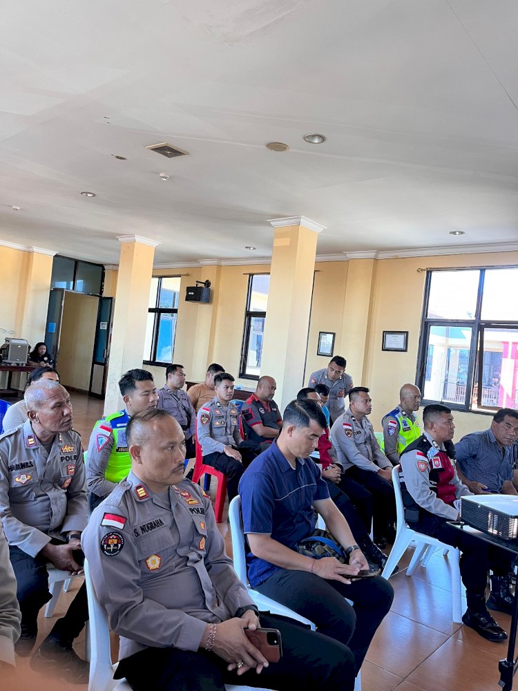 Wujudkan Pengamanan Paskah yang Kondusif, Polres Manggarai Gelar Latihan Pra Operasi Samana Santa Turangga 2026