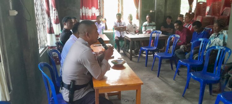 Bhabinkamtibmas Desa Buar Hadiri Rapat Penetapan APBDes Benteng Tubi Tahun 2026