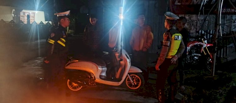 Sat Lantas Polres Manggarai Gelar Patroli Malam Antisipasi Balap Liar dan Kecelakaan Lalu Lintas